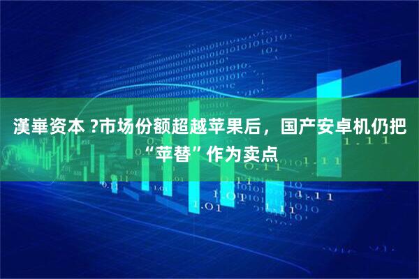 漢崋资本 ?市场份额超越苹果后，国产安卓机仍把“苹替”作为卖点