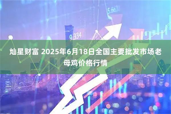 灿星财富 2025年6月18日全国主要批发市场老母鸡价格行情